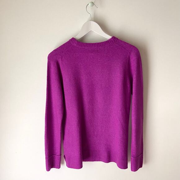 J. Crew Purple Crew-Neck Sweater Size Small - Picture 2 of 5